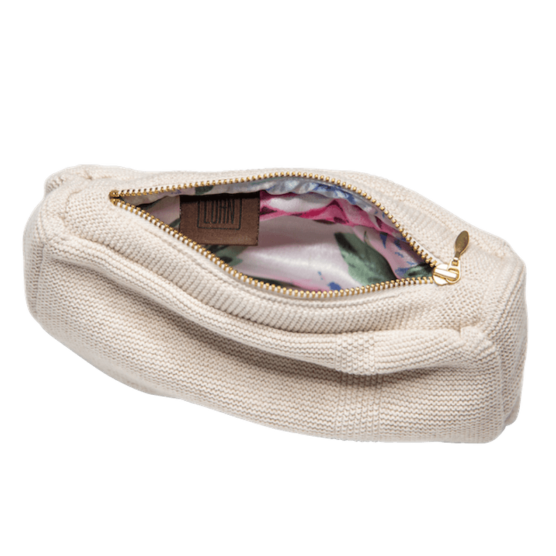 LULU strikket clutch - beige melange | By LOHN