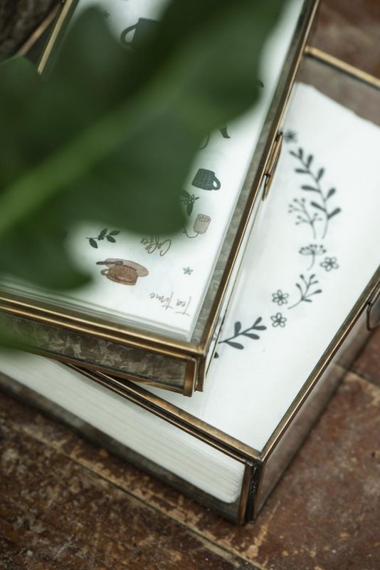 Serviett med Blomsterkrans - 50pk | IB Laursen