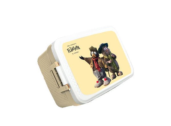 Flåklypa matboks Beige