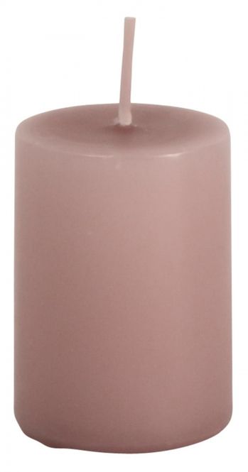 Hovedbilde Kubbelys rosa/malva H: 6cm | IB Laursen