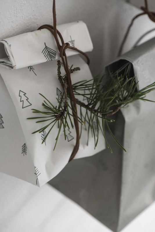 Papirpose Christmas Forest 10 stk - m | IB Laursen