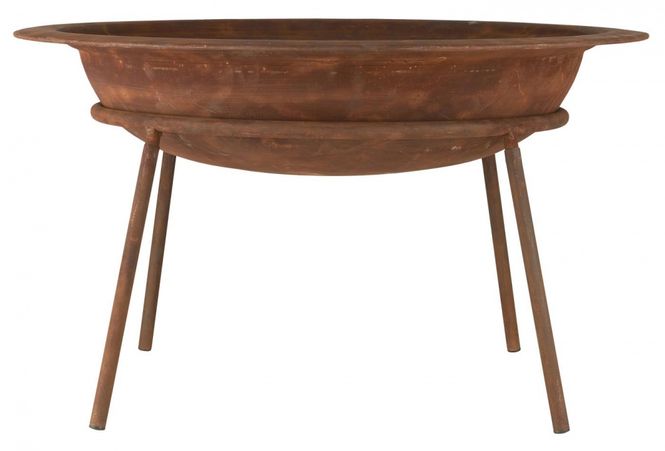 Hovedbilde Bålfat med stativ - rustfarget | IB Laursen