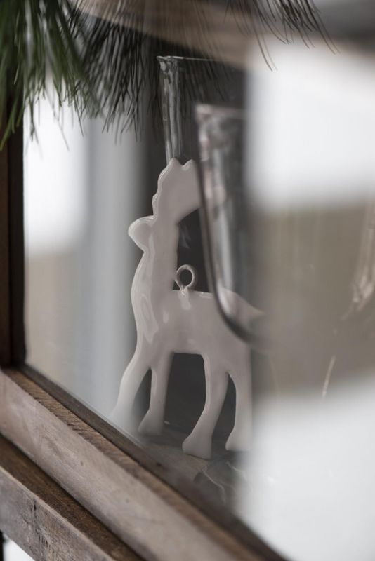 Reinsdyr med oppheng - rosa | IB Laursen