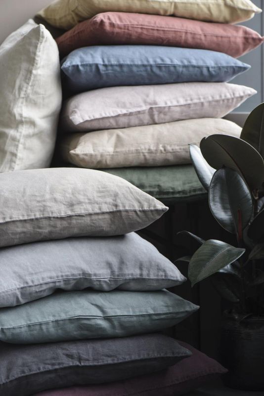 Dusty petrol putetrekk i Lin - Ib Laursen