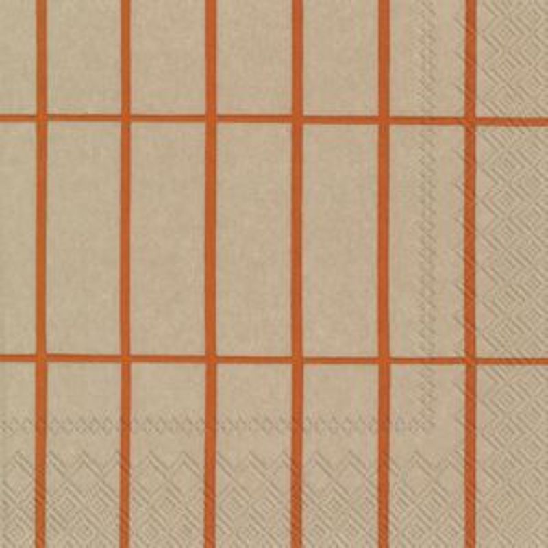 Tiliskivi Linen Copper lunsjserviett - Marimekko