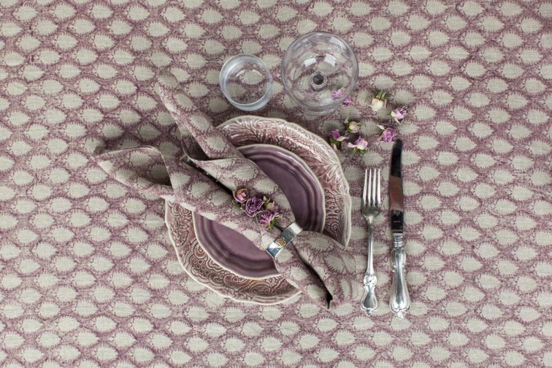 Cypress serviett lin 2 stk - Rose | Chamois