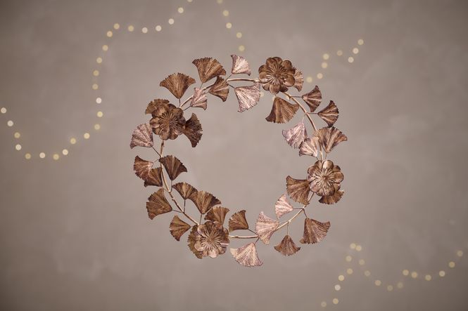 Hovedbilde Khamila leaf krans 42 cm - Nkuku