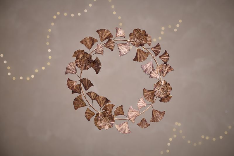Khamila leaf krans 42 cm - Nkuku