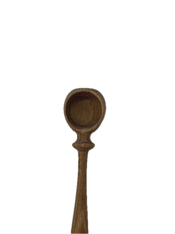 Måleskje i Eik 13cm