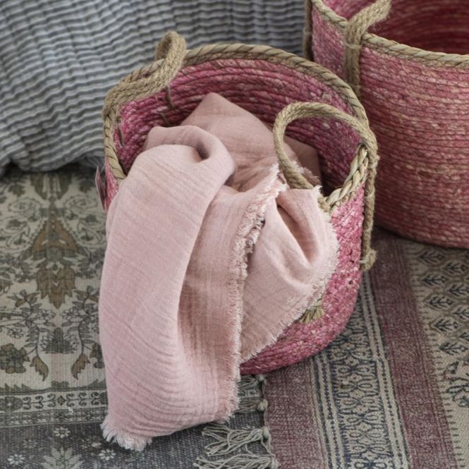 Hovedbilde Duk/Pledd dobbelvevd - Lys Rosa | IB Laursen