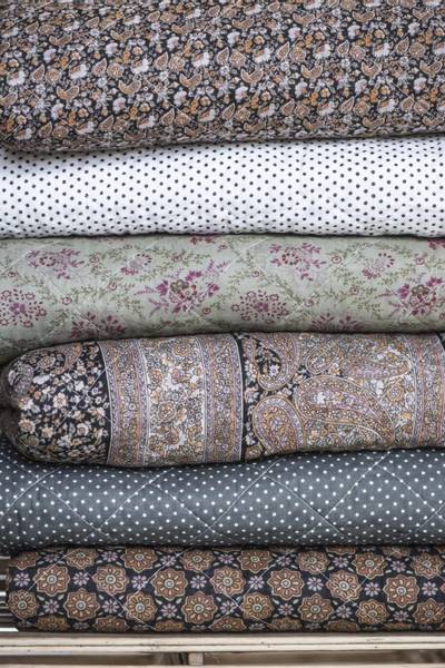 Quiltet pledd - paisley  | IB Laursen
