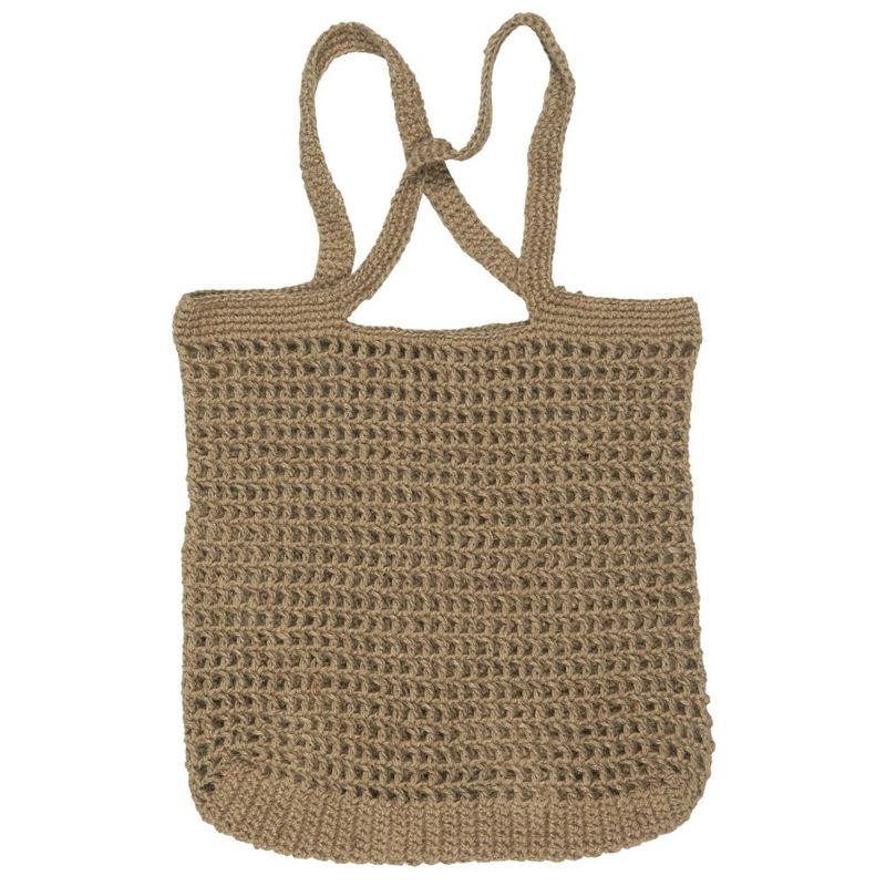 Heklet veske i jute | IB Laursen