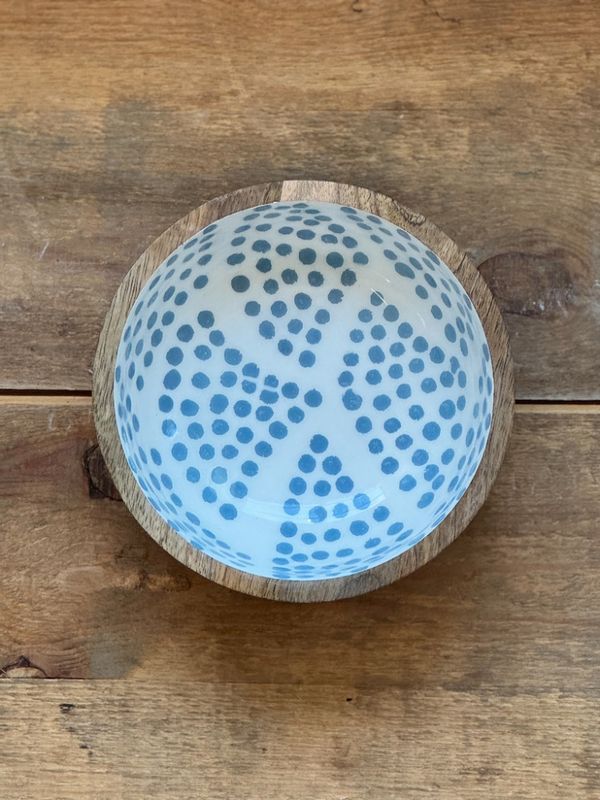 Wood Blue love Palma small